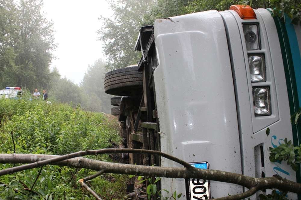 Под Петербургом экскурсионный автобус с детьми попал в ДТП
