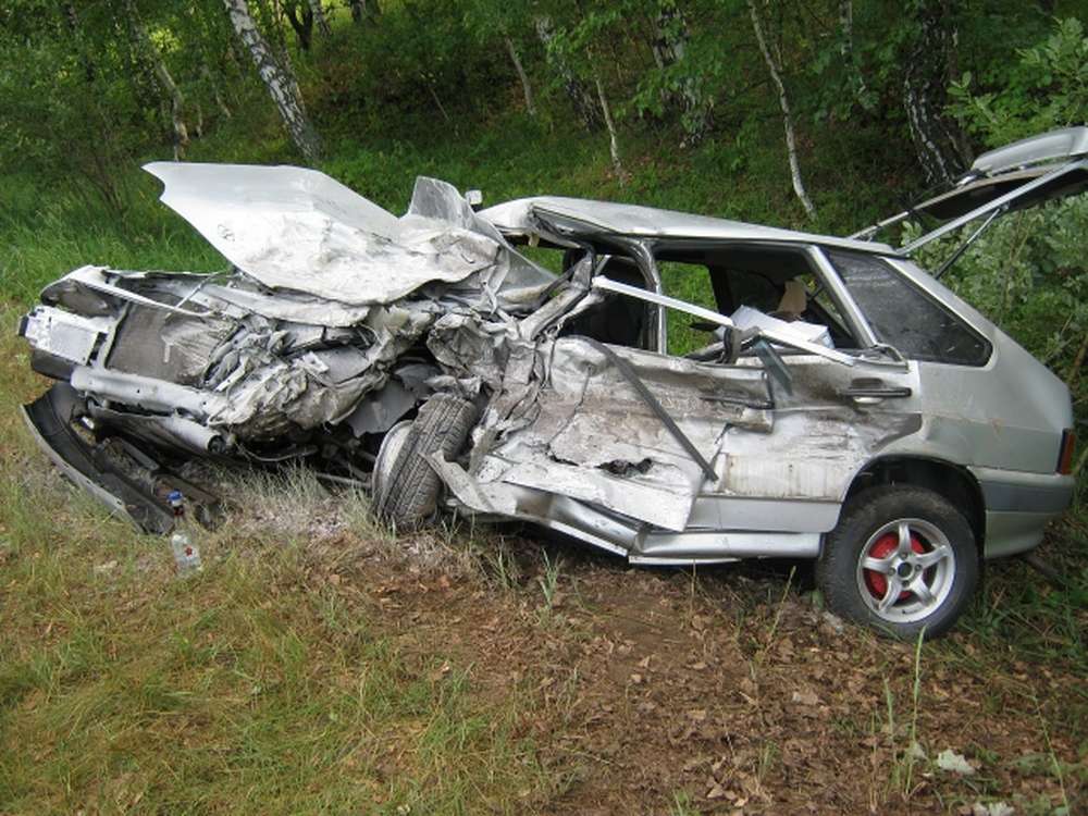 В Гродненской области Alfa Romeo вылетела в кювет
