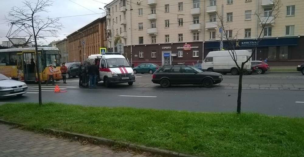 В Минске водитель Audi сбил пенсионера