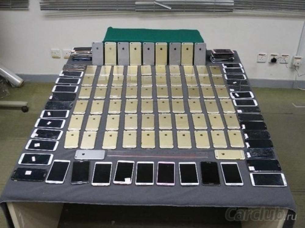 Таможня Гонконга задержала автомобиль напичканный iPhone 6