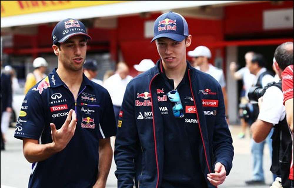 Риккардо и Квят – пилоты Red Bull Racing в 2015-м