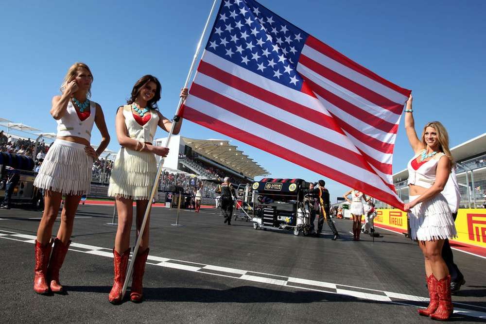 Это было в америке. Свободная Америка. Grid girls Гран при США. Заезды в США. Превью американская.