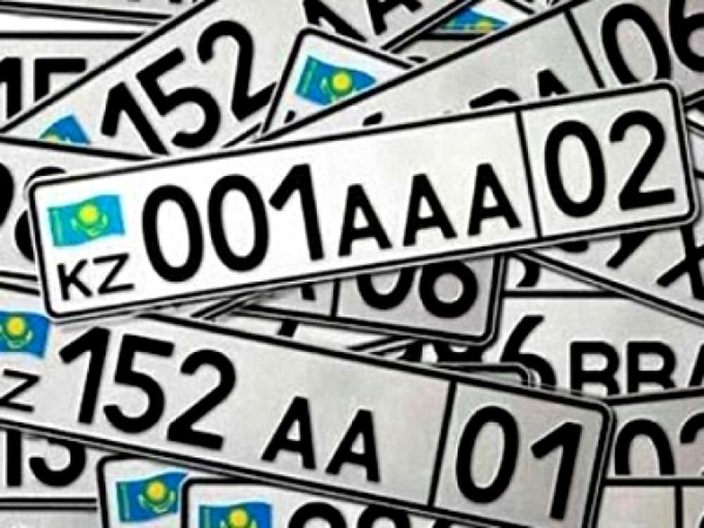 В Астане с начала года у автовладельцев изъяли более 600 госномеров
