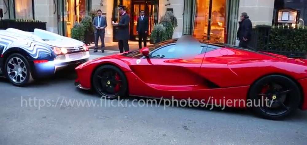 Ой! Владелец Bugatti Veyron въехал в Ferrari LaFerrari