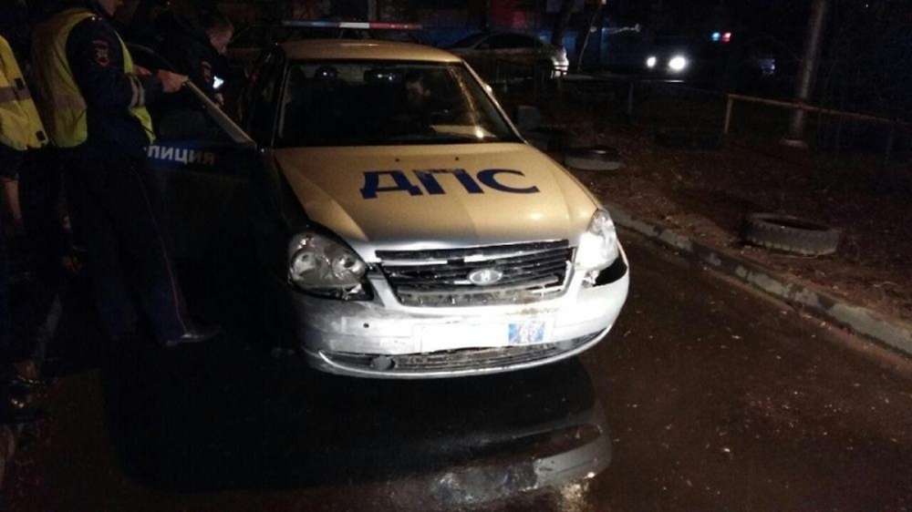 Пьяный водитель протаранил ДПС и сбежал с места происшествия