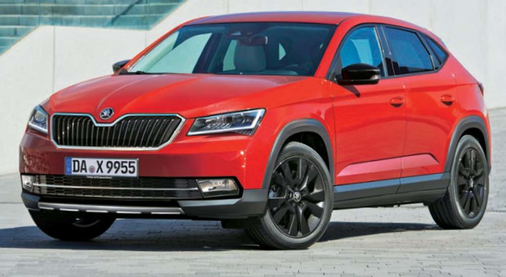 Появились первые фотографии кроссовера Snowman Skoda