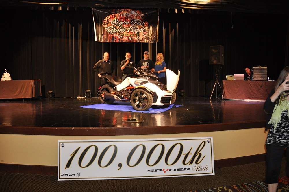 Компания BRP выпустила 100 000-ый Can-Am Spyder