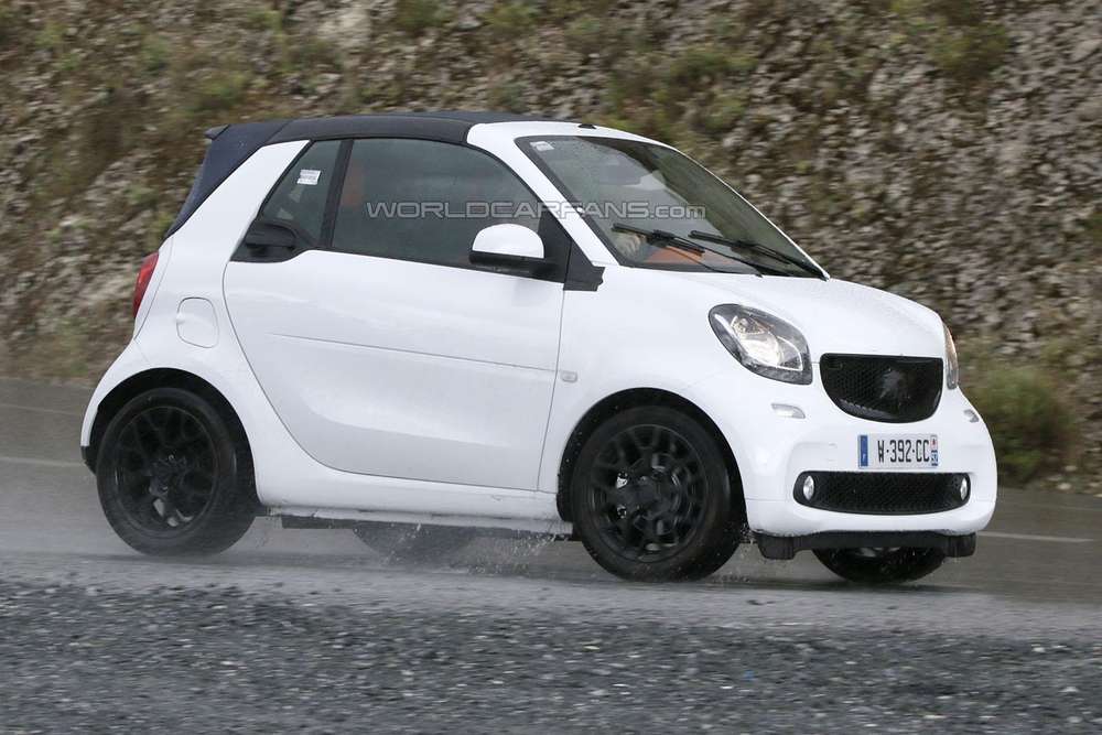 Кабриолет Smart Fortwo представят в сентябре