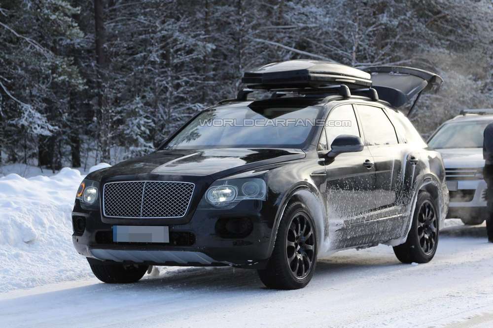 Новые фото кроссовера Bentley Bentayga