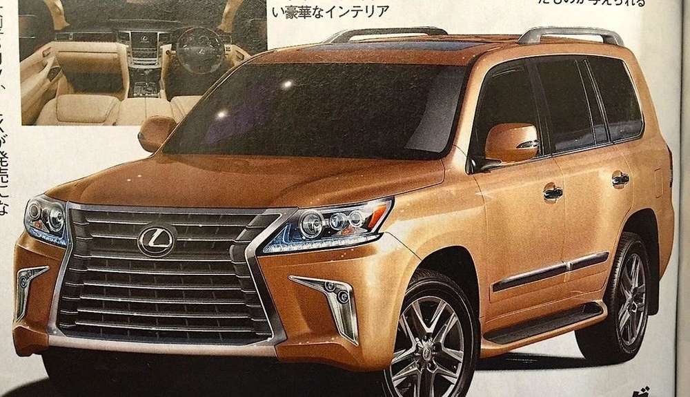 Рестайлинг Lexus LX570: первое фото