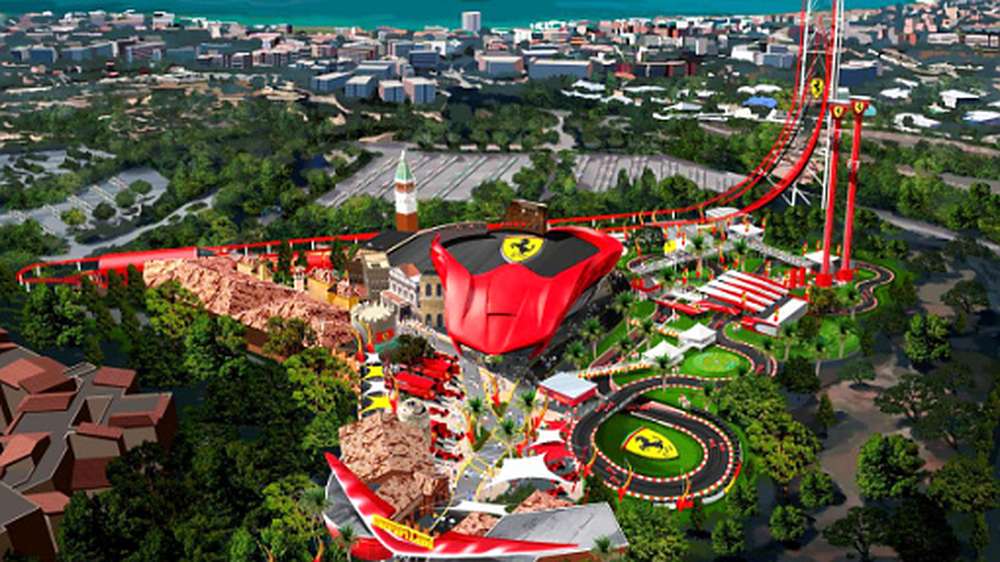 Началось строительство тематического парка Ferrari Land