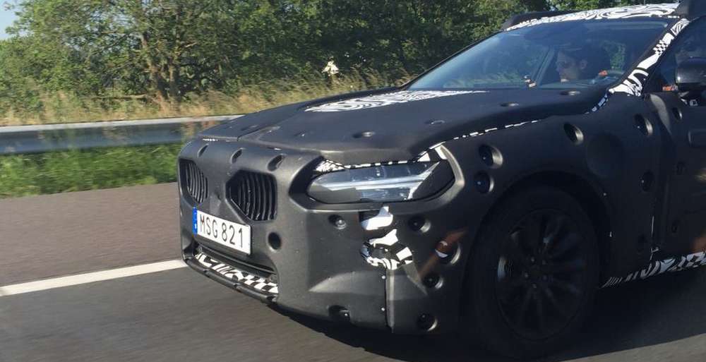 Новый Volvo S90 проходит испытания в Нидерландах