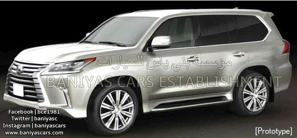Опубликованы новые изображения рестайлинговой версии Lexus LX