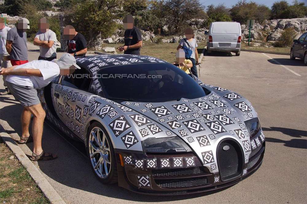 Bugatti Chiron получит 1500-сильный мотор