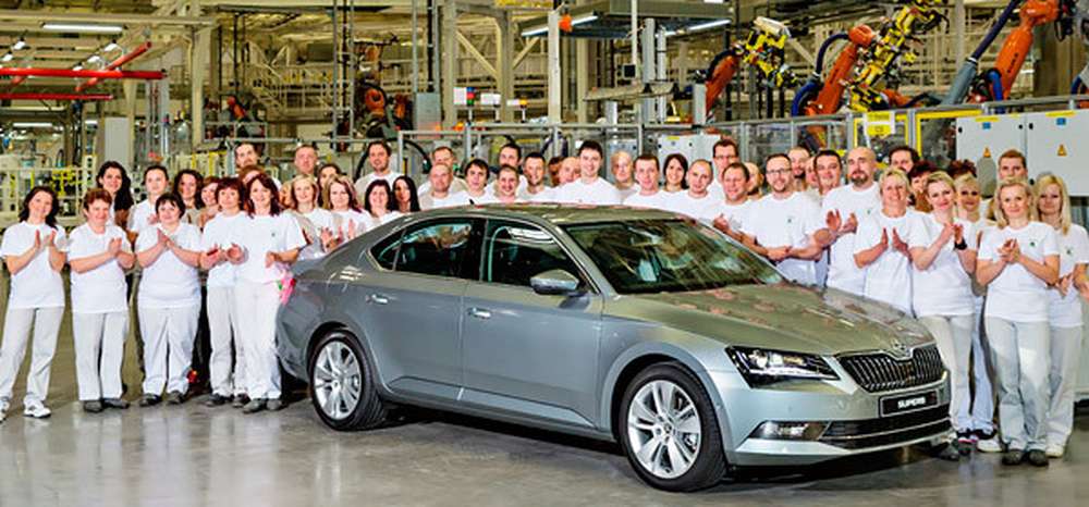 Дан старт производству серии нового Skoda Superb