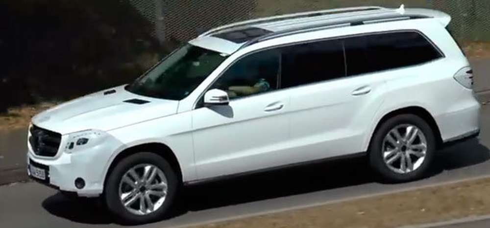 Внедорожник Mercedes GLS впервые показали на видео