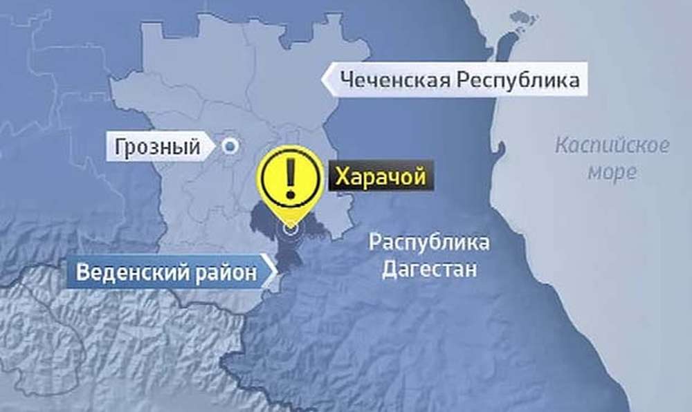 В Чечне микроавтобус упал в пропасть, семь человек погибли