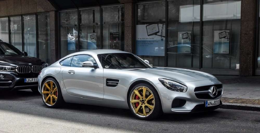 Оригинальный Mercedes-AMG GT сфотографировали на территории Дании