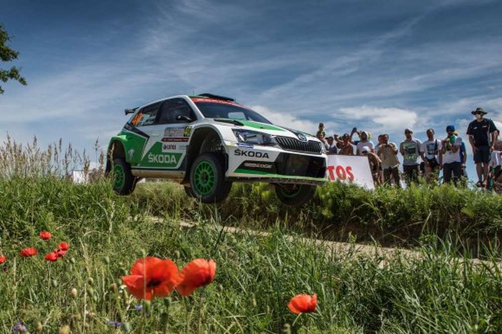 Skoda Fabia R5 готовится к Ралли Финляндия