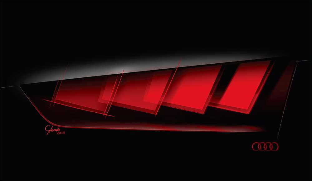 Audi покажет во Франкфурте новую оптику с органическими светодиодами