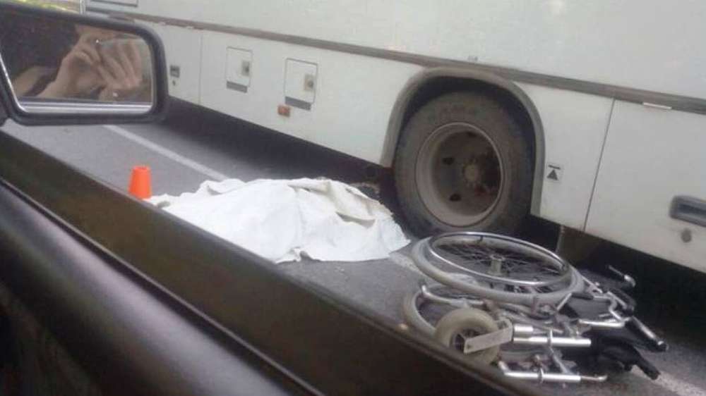 На Шаумяна маршрутка насмерть сбила колясочника-попрошайку