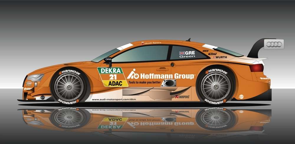 Представлена расцветка гоночной Audi RS 5 DTM Джейми Грина