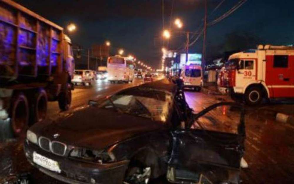 На Садовом кольце в Москве столкнулись девять автомобилей