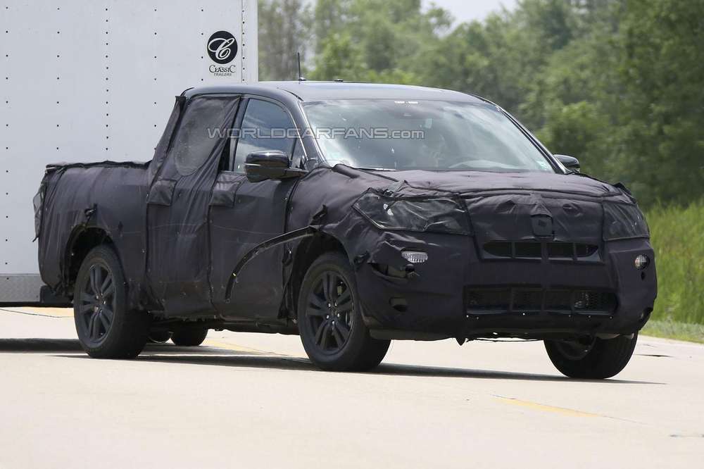 Новое поколение Honda Ridgeline впервые заметили на тестах