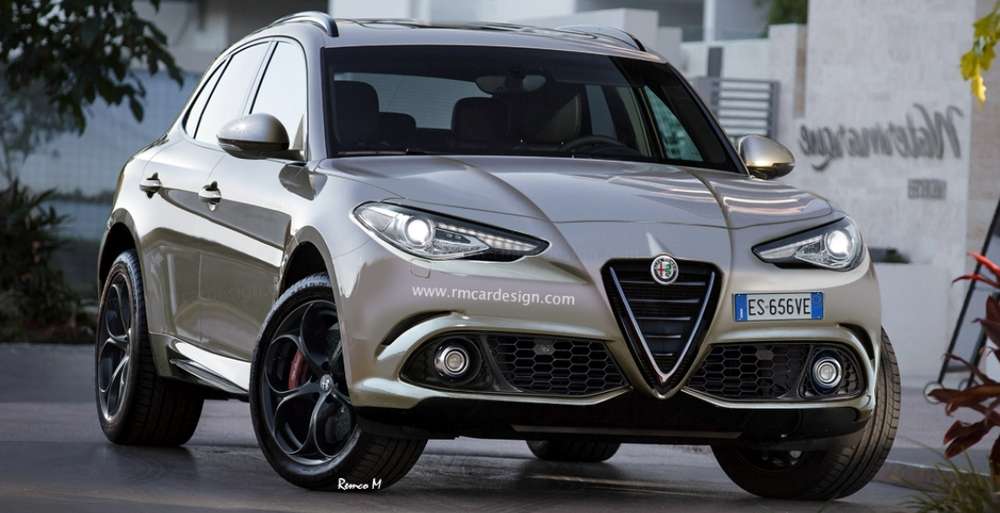 Опубликован независимый рендер будущего «паркетника» Alfa Romeo