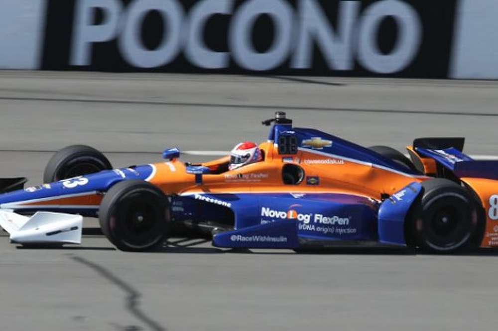 IndyCar: Кимбол возглавил первую тренировку в Поконо