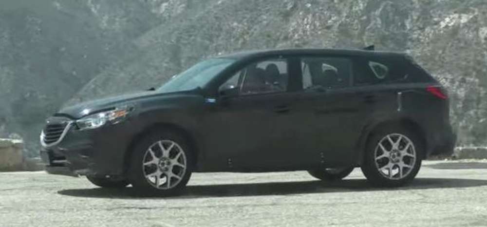 Новое поколение кроссовера Mazda CX-9 замечено без камуфляжа