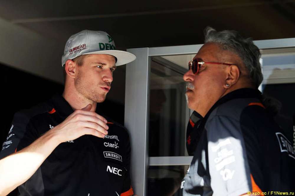 Малья: Уверен, Хюлкенберг останется в Force India
