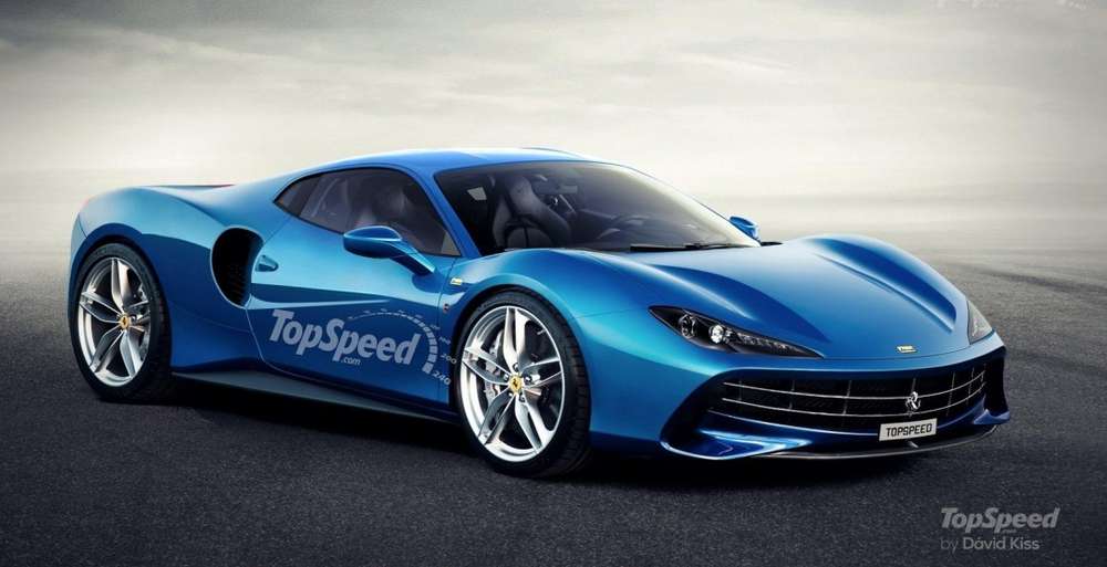 Опубликована визуализация итальянского супекара Ferrari Dino
