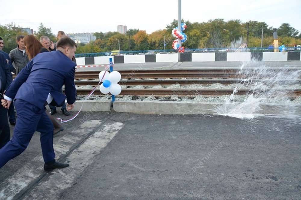 В Челябинске открыли новую развязку на пересечении Свердловского проспекта и ул. Новомеханической