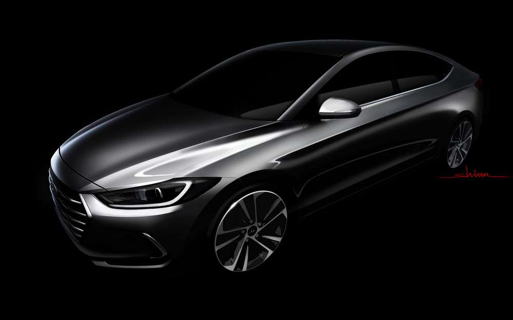 Hyundai рассекретил свою новую Elantra