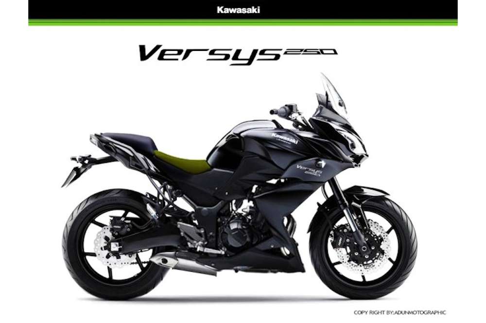 Предположительный дизайн Kawasaki Versys 250