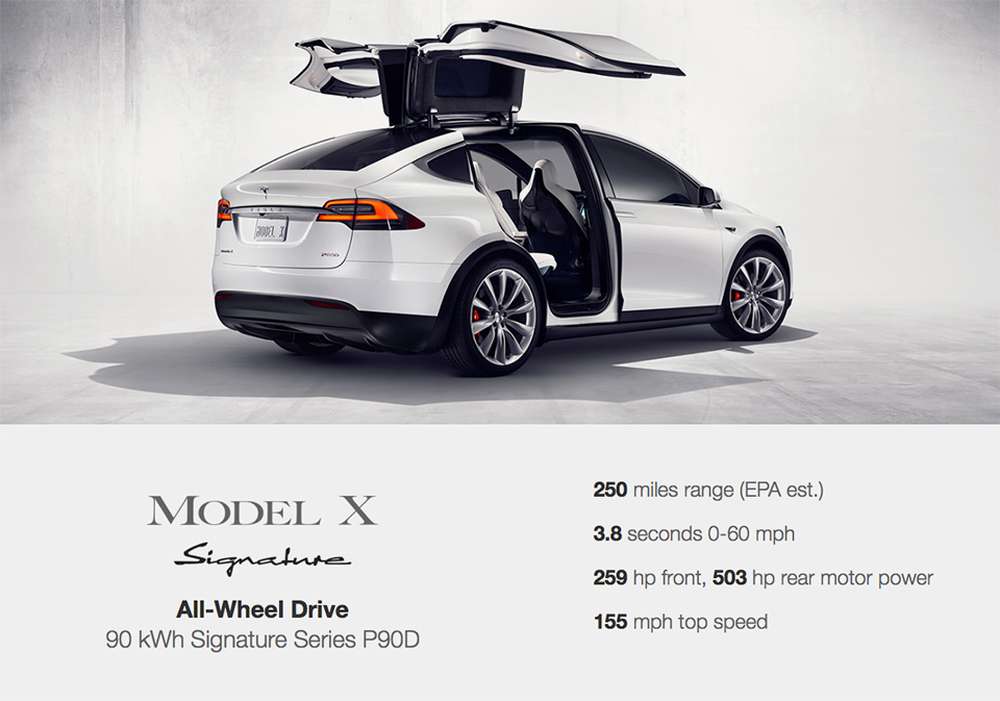 Tesla увеличила запас хода Model X