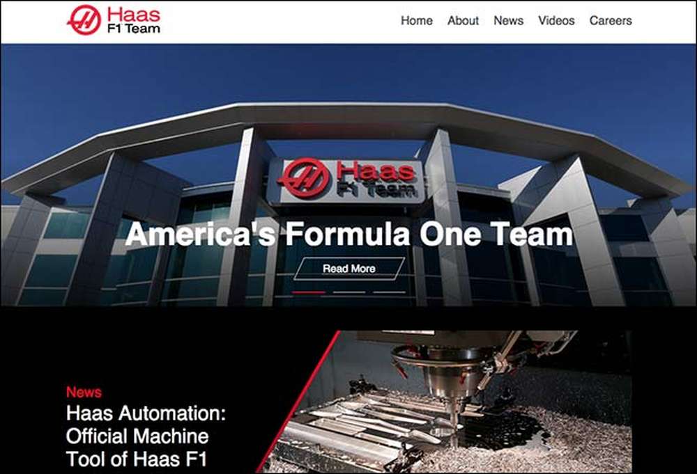 В Haas F1 запустили новую версию официального сайта