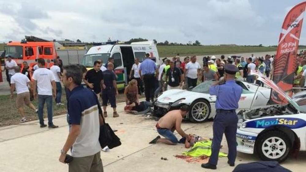 На Мальте во время автошоу Porsche врезался в толпу