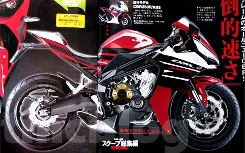Рендеринг Honda CBR350RR 2016