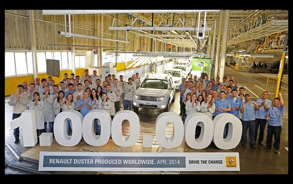 1 000 000 машин вышло с конвейера Московского завода Renault