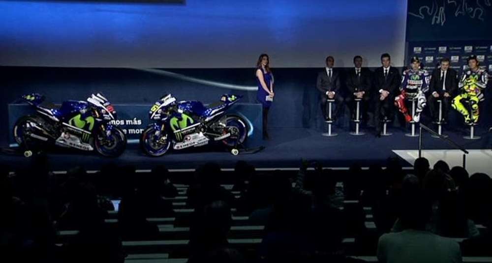 Презентация Yamaha YZR-M1 2015 командой Yamaha Movistar
