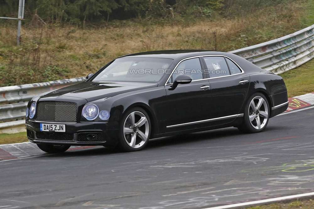 Компания Bentley вывела на тесты обновленный Mulsanne