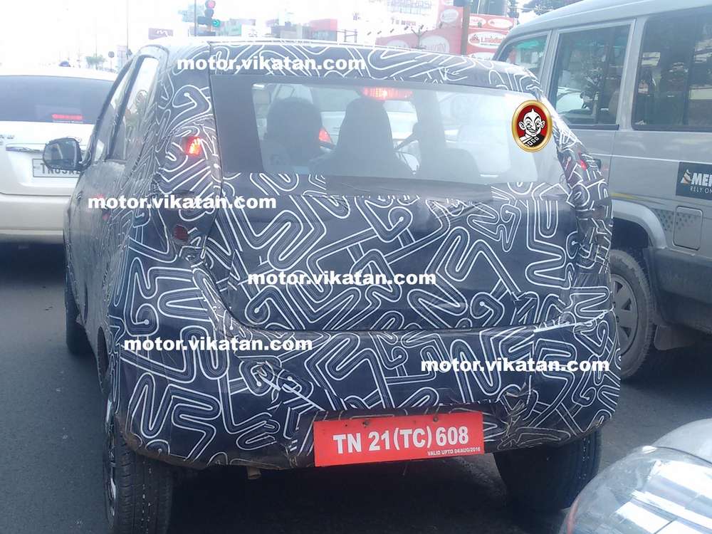 Новая модель Datsun впервые попалась фотошпионам