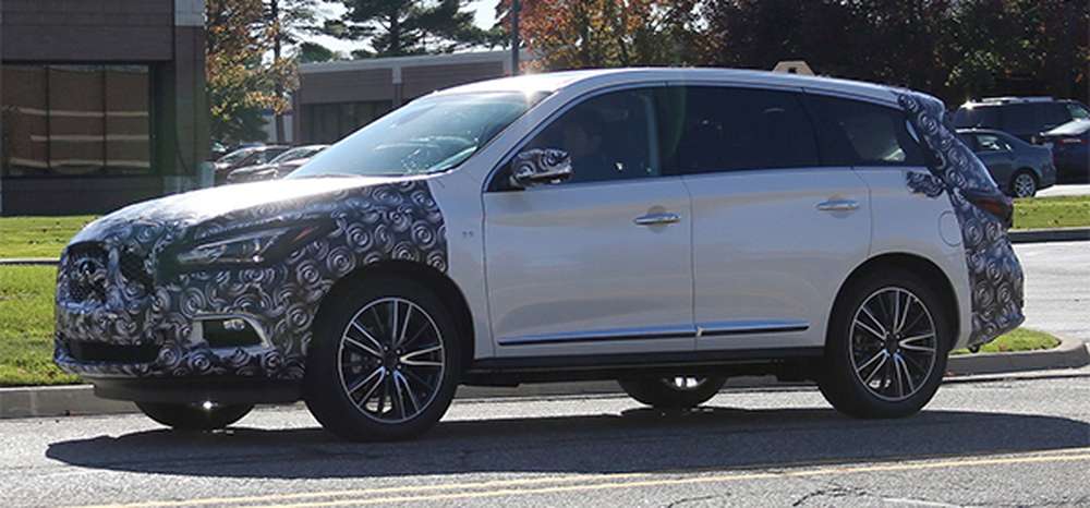 Infiniti впервые вывела на тесты обновленный QX60