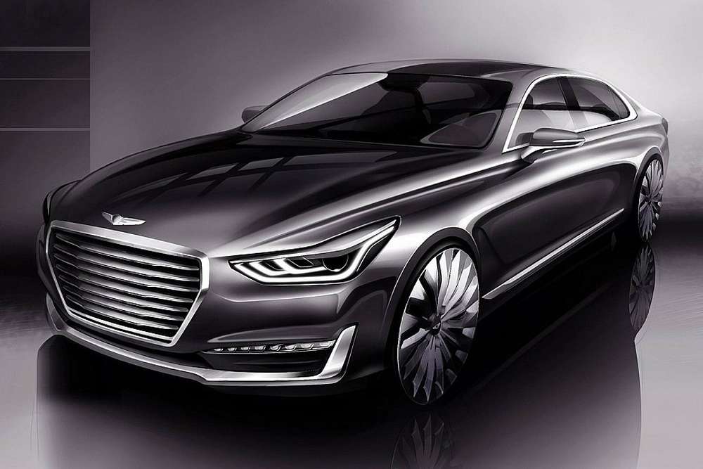 Премиальный Hyundai: опубликован дебютный тизер модели под брендом Genesis