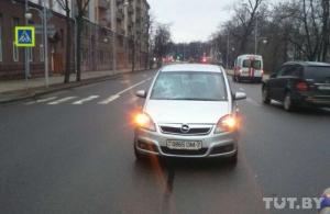 В Минске водитель Opel сбил на переходе женщину