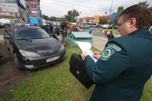 В Москве на парковках установят ограничительные валики