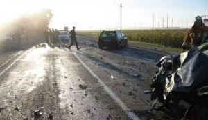 В Добрушском районе столкнулись три автомобиля