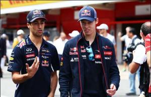 Риккардо и Квят – пилоты Red Bull Racing в 2015-м